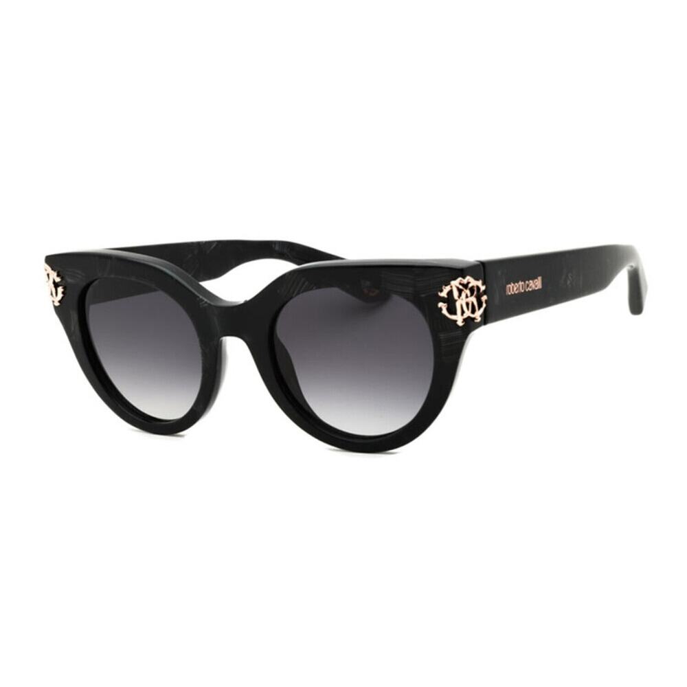 NEW Roberto Cavalli SRC065M 0981 Shiny Black Sunglasses Authentic